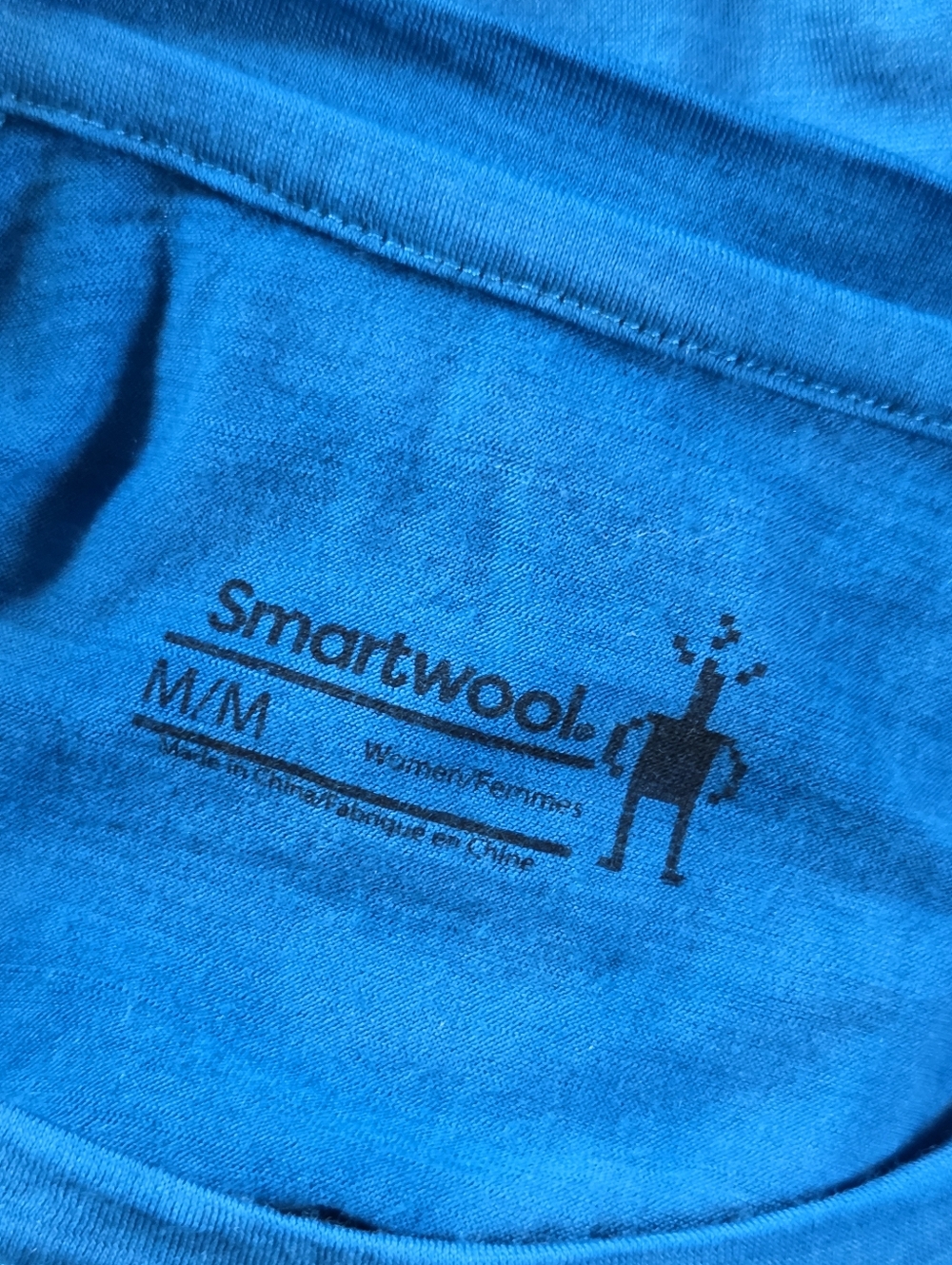 Smartwool Women's Teal Blue Long Sleeve Base Layer Top - Picture 3 of 3